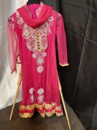 Bollywood jurk Rood Goud - India
