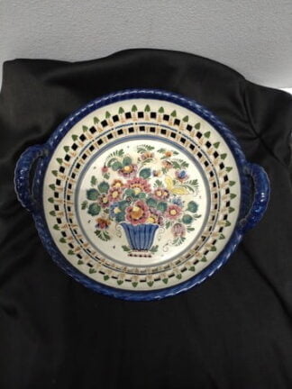 Delft schaal Bloemen