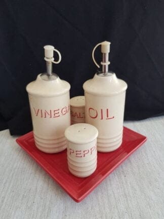 Peper zout olie azijn stel Uniek