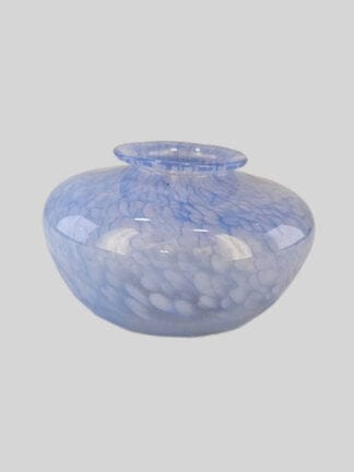 Blauwglas vaasje design