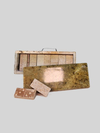 Vintage Speksteen Dominospel