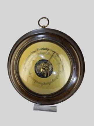 Barometer messing-eiken